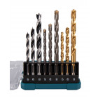 Image du produit : Coffret Makita de forets - diamètre 5 / 6 / 8mm - 9 pièce(s) | D-71962