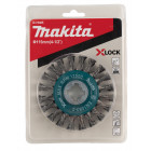 Image du produit : Brosse circulaire en fil d’acier, Fil torsadé (plein), 115mm X-LOCK - diamètre 115mm - filetage X-LOCK - diamètre du fil 0,5mm Makita | D-73405