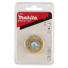 Image du produit : Brosse circulaires à fils laiton - diamètre 38mm - filetage 1/4" Hex MZ - diamètre du fil 0,3mm Makita | D-73651