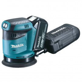 Ponceuse excentrique Makita LXT 18 Volts - sans fil Lithium (Li-Ion) - 5 Ah - Ø 125mm | DBO180RTJ