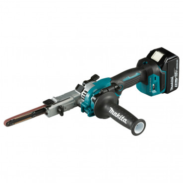 Ponceuse à bande Makita LXT 18 Volts - sans fil Lithium (Li-Ion) - 5 Ah - 9 x 533mm | DBS180RTJ