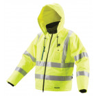 Image du produit : Blouson chauffant LXT 14,4 à 18 Volts Lithium (Li-Ion) - Haute visibilité - taille L - Makita | DCJ206ZL