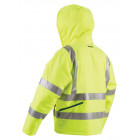 Image du produit : Blouson chauffant LXT 14,4 à 18 Volts Lithium (Li-Ion) - Haute visibilité - taille L - Makita | DCJ206ZL