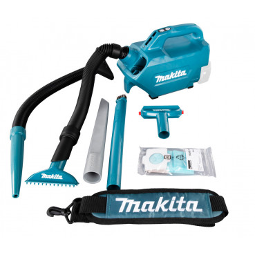 Aspirateur-souffleur Makita LXT 18 Volts - sans fil Lithium (Li-Ion) - 54 mbar - (Produit seul) - capacité réservoir poussière 0,5 litres - capacité sac poussière 0,33 litres | DCL184Z