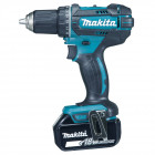 Image du produit : Perceuse visseuse Makita 18 Volts - sans fil Lithium (Li-Ion) 3 Ah Ø 13mm (kit d'accessoires) | DDF482RFX1