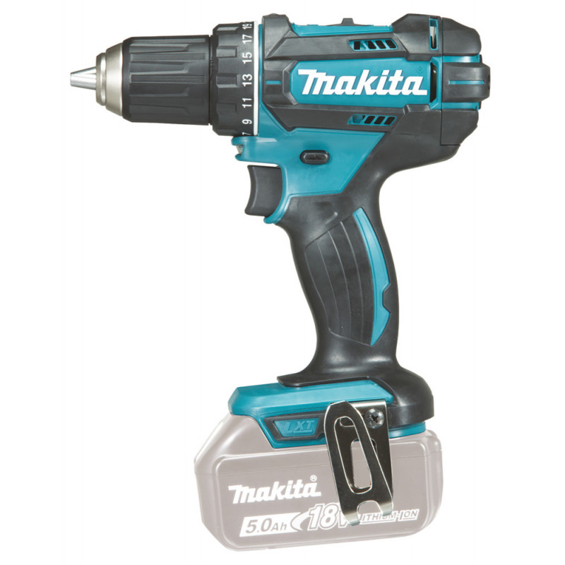 Perceuse visseuse Makita LXT 18 Volts - sans fil Lithium (Li-Ion) - Ø 13mm - (Produit seul) | DDF482Z