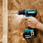 Image du produit : Perceuse visseuse Makita LXT 18 Volts - sans fil Lithium (Li-Ion) - 5 Ah - Ø 13mm | DDF485RTJ