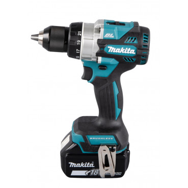 Perceuse visseuse Makita LXT 18 Volts - sans fil Lithium (Li-Ion) - 5 Ah - Ø 13mm - poids 2,60kg | DDF486RTJ