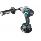 Image du produit : Perceuse visseuse Makita LXT 18 Volts - sans fil Lithium (Li-Ion) - 5 Ah - Ø 13mm - poids 2,60kg | DDF486RTJ