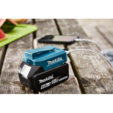 Adaptateur USB Adaptateur USB, 18 Volts 2,1 à - poids 0,180kg Makita | DEBADP05