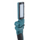 Image du produit : Lampe torche led de chantier et d'atelier, compatible avec batterie LXT Makita 14,4 et 18 Volts, tête inclinable jusqu'à 180°, rotation jusqu'à 270° | DEBDML801