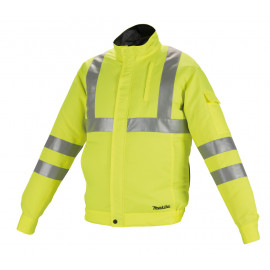 Blouson ventilé CXT / LXT 12 Volts 14,4 Volts à 18 Volts Lithium (Li-Ion) - taille L - Haute visibilité - (Produit seul) Makita | DFJ214ZL