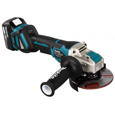 Meuleuse Makita Ø 125mm LXT 18 Volts - sans fil Lithium (Li-Ion) - 5 Ah | DGA519RTJ1