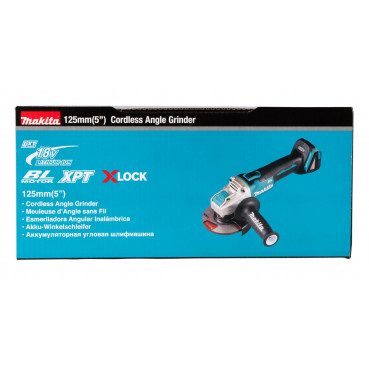 Meuleuse Makita Ø 125mm LXT 18 Volts - sans fil Lithium (Li-Ion) - (Produit seul) - poids 3kg | DGA521ZX1