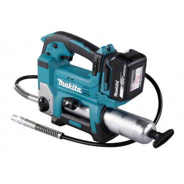 Pompe à graisse Makita LXT 18 Volts - sans fil Lithium (Li-Ion) - 1 batterie - pression maximale 690 bars - longueur du tuyau 1,2m | DGP180RT