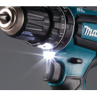 Image du produit : Perceuse visseuse Makita | percussion LXT - 18 Volts - sans fil Lithium (Li-Ion) - 5 Ah - Ø 13mm - poids 1,8kg | DHP485RTJ