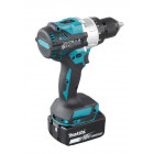 Image du produit : Perceuse visseuse Makita | percussion LXT 18 Volts - sans fil Lithium (Li-Ion) - 5 Ah - Ø 13mm - poids 2,7kg | DHP486RTJ