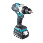 Image du produit : Perceuse visseuse Makita | percussion LXT 18 Volts - sans fil Lithium (Li-Ion) - 5 Ah - Ø 13mm - poids 2,7kg | DHP486RTJ