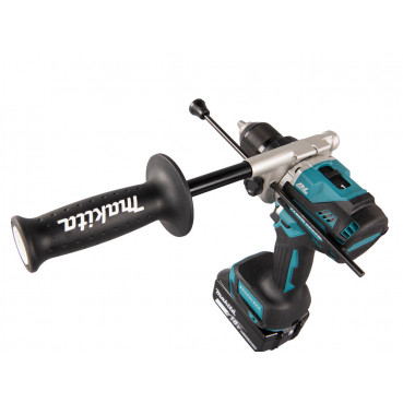 Perceuse visseuse Makita | percussion LXT 18 Volts - sans fil Lithium (Li-Ion) - 5 Ah - Ø 13mm - poids 2,7kg | DHP486RTJ