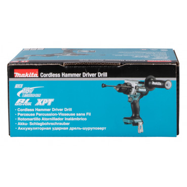 Perceuse visseuse Makita | percussion LXT 18 Volts - sans fil Lithium (Li-Ion) - Ø 13mm - (Produit seul) - poids 2,7kg | DHP486Z