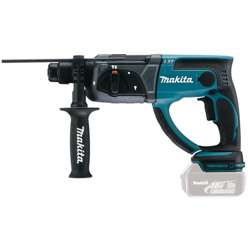 Perforateur burineur Makita SDS-Plus LXT 18 Volts - sans fil Lithium (Li-Ion) - 20mm - (Produit seul) - force de frappe 1,9 joules | DHR202ZJ