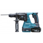 Image du produit : Perforateur burineur Makita SDS-Plus LXT 18 Volts - sans fil Lithium (Li-Ion) - 5 Ah - 24mm - force de frappe 2 joules | DHR243RTJW