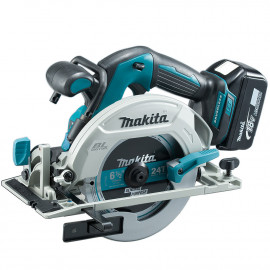 Scie circulaire Makita LXT 18 Volts - sans fil Lithium (Li-Ion) - 5 Ah - Ø 165mm - alésage 20mm | DHS680RTJ