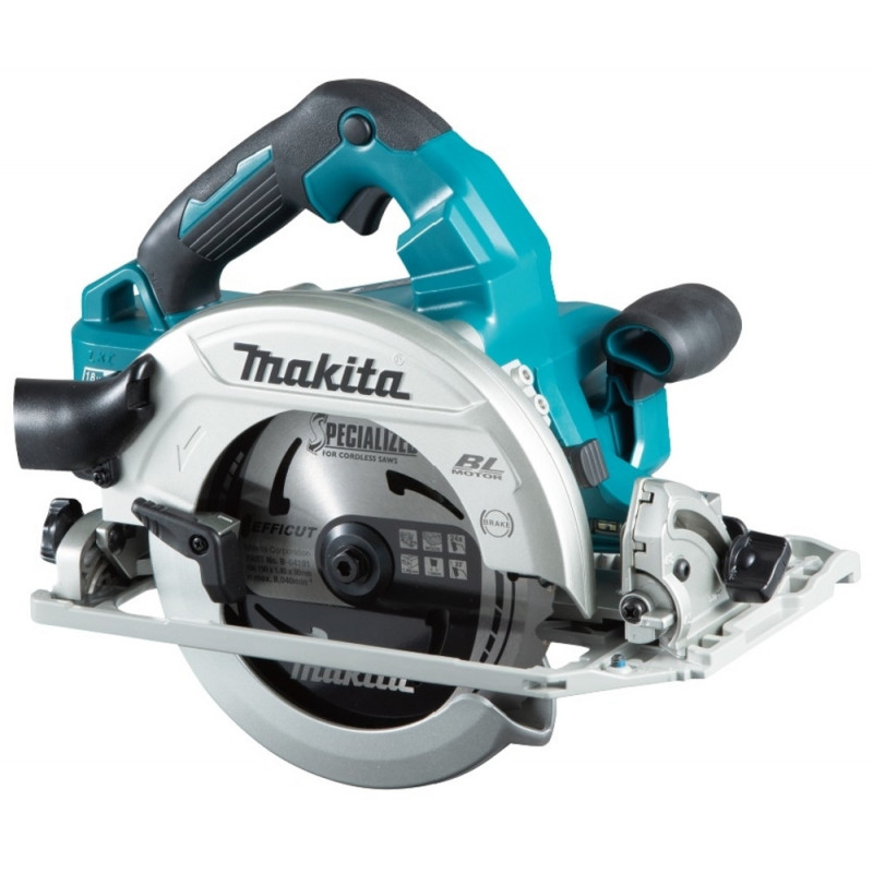 Scie circulaire Makita LXT 36 Volts 2 x 18 Volts - sans fil Lithium (Li-Ion) - 5 Ah - Ø 190mm - charge moyenne 90min | DHS783T2JU