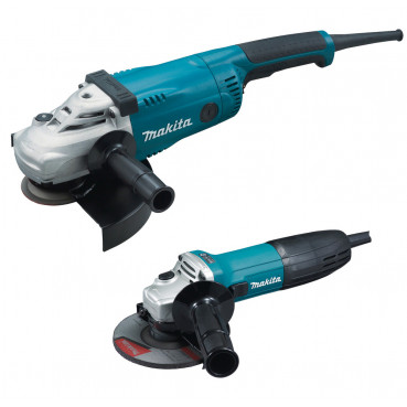 Ensemble pack de 2 machines Makita (GA9020 + GA5030R) - 720 / 2200 Watts - filetage M14 - diamètre 125/230mm | DK0097X1