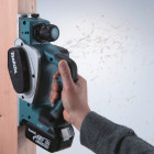 Image du produit : Rabot à bois Makita LXT 18 Volts - sans fil Lithium (Li-Ion) - 82mm - (Produit seul) - profondeur rabotage 0 - 2mm | DKP180Z