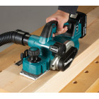 Image du produit : Rabot à bois Makita LXT 18 Volts - sans fil Lithium (Li-Ion) - 82mm - (Produit seul) - profondeur rabotage 0 - 3mm | DKP181ZJ