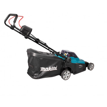 Tondeuse Makita 43cm LXT 36 Volts 2 x 18 Volts - sans fil Lithium (Li-Ion) - 5 Ah - diamètre lame 43cm - hauteur tonte 20 à 75mm - surface tonte 575m² | DLM432CT2