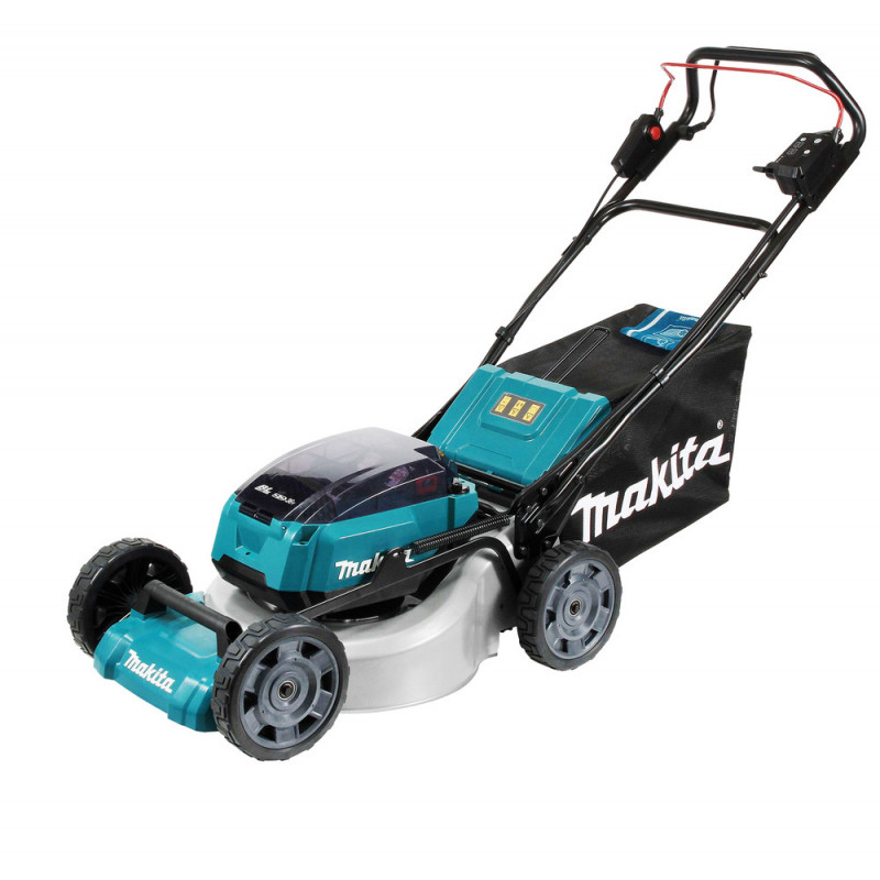 Tondeuse Makita auto-tractée LXT 36 Volts 2 x 18 Volts - sans fil Lithium (Li-Ion) - 46cm - (Produit seul) - diamètre lame 46cm - hauteur tonte 20 à 100mm - surface tonte 1900-1400m² | DLM462Z