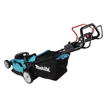 Tondeuse Makita 48cm LXT 36 Volts 2 x 18 Volts - sans fil Lithium (Li-Ion) - 5 Ah - diamètre lame 48cm - surface tonte 800m² - hauteur tonte 20 à 100mm | DLM481CT2