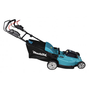 Tondeuse Makita 48cm LXT 36 Volts 2 x 18 Volts - sans fil Lithium (Li-Ion) - 5 Ah - diamètre lame 48cm - surface tonte 800m² - hauteur tonte 20 à 100mm | DLM481CT2