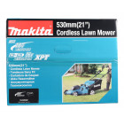 Image du produit : Tondeuse Makita 53cm LXT 36 Volts 2 x 18 Volts - sans fil Lithium (Li-Ion) - (Produit seul) - diamètre lame 53cm - hauteur tonte 20 à 100mm - surface tonte 700m² | DLM538Z