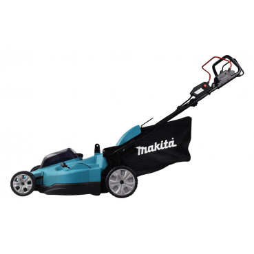 Tondeuse Makita 53cm LXT 36 Volts 2 x 18 Volts - sans fil Lithium (Li-Ion) - 5 Ah - diamètre lame 53,4cm - surface tonte 800m² - hauteur tonte 20 à 100mm | DLM539CT2