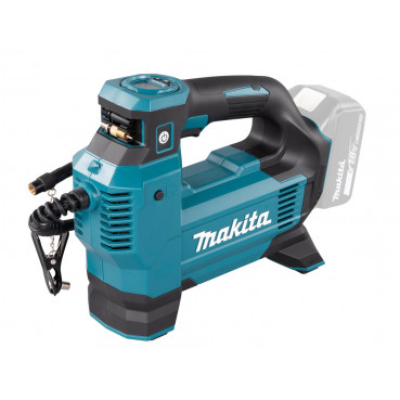 Gonfleur Makita LXT 18 Volts - sans fil Lithium (Li-Ion) - 11,1 bars - 161 psi - (Produit seul) - longueur du tuyau 0,65m - poids 2,1kg | DMP181Z