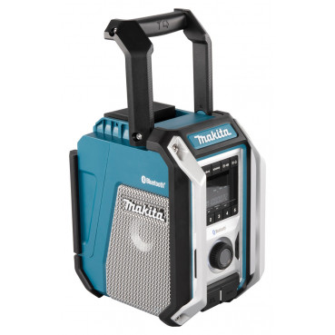 Radio de chantier Makita LXT 12 à 18 Volts - sans fil Lithium (Li-Ion) / 230 V - Bluetooth - (Produit seul) - IP 65 | DMR114