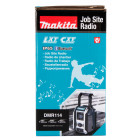 Image du produit : Radio de chantier Makita LXT 12 à 18 Volts - sans fil Lithium (Li-Ion) / 230 V - Bluetooth - (Produit seul) - IP 65 | DMR114