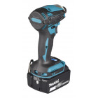 Image du produit : Visseuse à chocs Makita LXT 18 Volts - sans fil Lithium (Li-Ion) - 5 Ah - 8 modes - 180 Nm - poids 0,85kg | DTD172RTJ