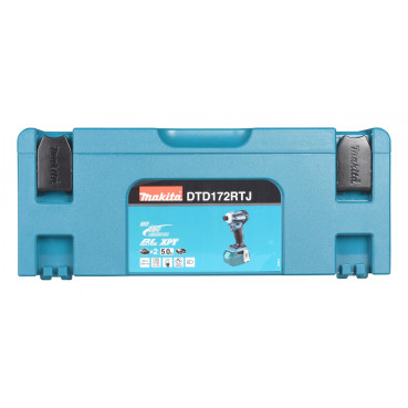 Visseuse à chocs Makita LXT 18 Volts - sans fil Lithium (Li-Ion) - 5 Ah - 8 modes - 180 Nm - poids 0,85kg | DTD172RTJ