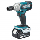 Image du produit : Boulonneuse à chocs Makita LXT 18 Volts - sans fil Lithium (Li-Ion) - 3 Ah - 190 Nm - carré 1/2" | DTW190RFE