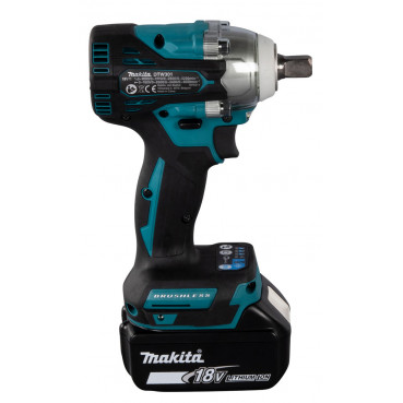 Boulonneuse à chocs Makita LXT 18 Volts - sans fil Lithium (Li-Ion) - 5 Ah - 330 Nm | DTW301RTJ