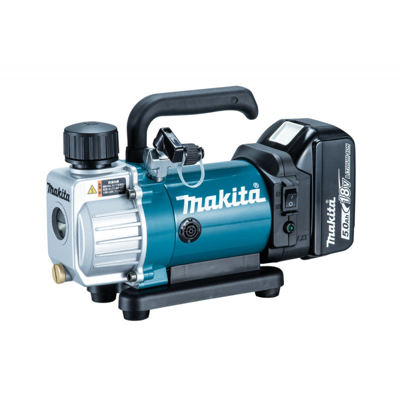 Pompe a vide LXT - 18 Volts - sans fil Lithium (Li-Ion) - 5 Ah - 50 l/min - 20 Pa - 150 microns - (1 batterie) - débit 50 litres par minutes Makita | DVP180RT