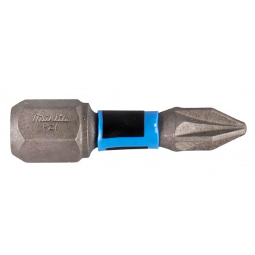 Embout pour vissage à chocs (Impact Premier) 25mm POZIDRIV - PZ1, Hexa 1/4" - 2 pièce(s) Makita | E-03165