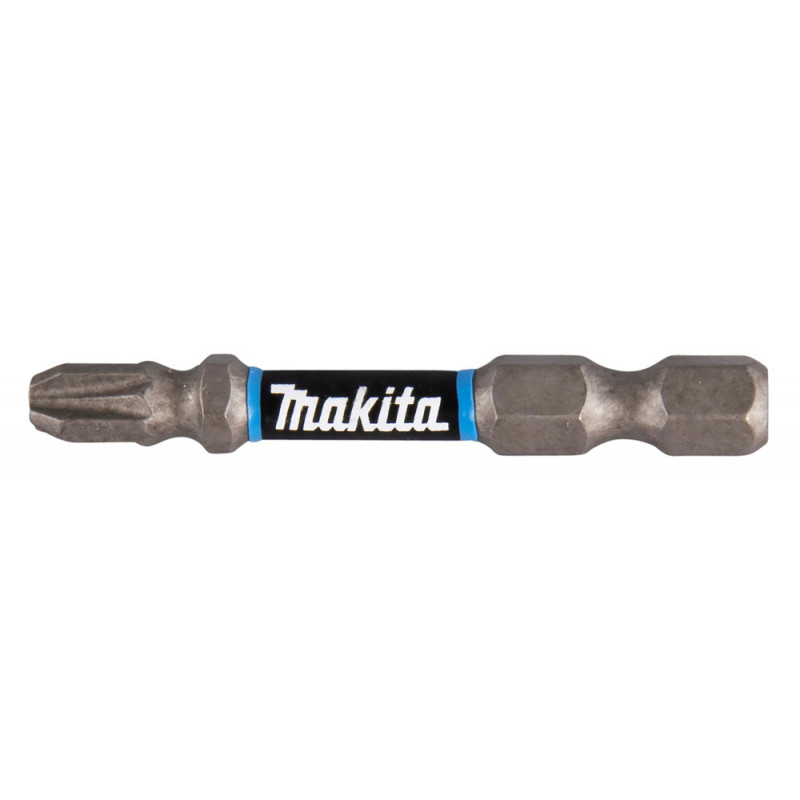 Embout pour vissage à chocs (Impact Premier) 50mm POZIDRIV - PZ3, Hexa 1/4" - 2 pièce(s) Makita | E-03311