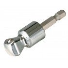 Image du produit : Adaptateur d'angles pour vissage à chocs (Impact Premier) pour douilles - longueur totale 50mm - 1/4" Makita | E-03436