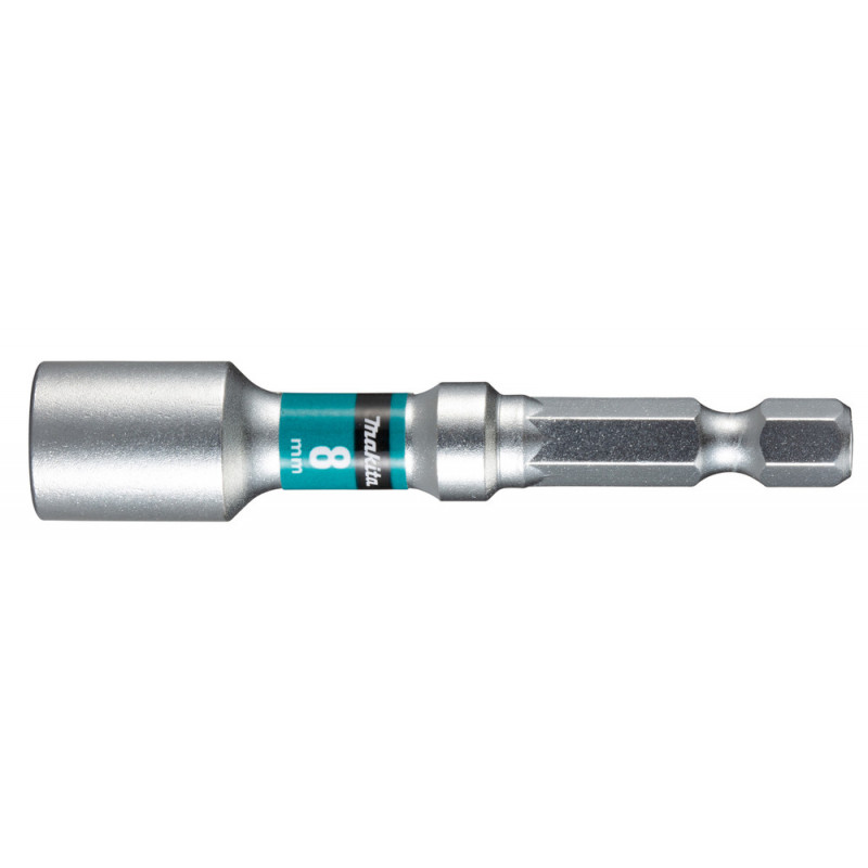 Douille de vissage magnétique pour visseuse pour vissage à chocs (Impact Premier) - H8 65mm - 1/4" Makita | E-03464