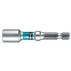 Image du produit : Douille de vissage magnétique pour visseuse pour vissage à chocs (Impact Premier) - H8 65mm - 1/4" Makita | E-03464